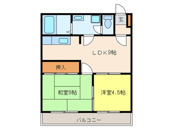 アイゾハイムⅡの物件間取画像